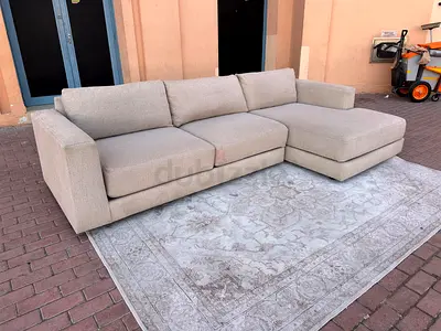 Looks great condition Crate&Barrel L Shape Sofa