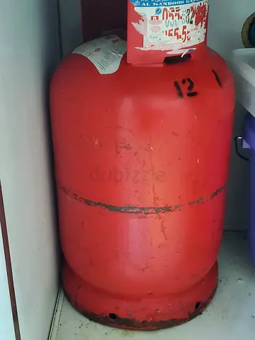 12kg Cylinder and glass burner with gas inside