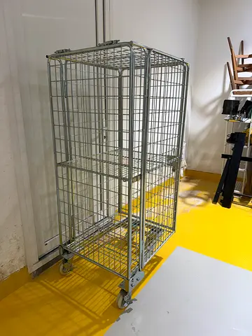 Metal Cage Trolley H174xW71xD41