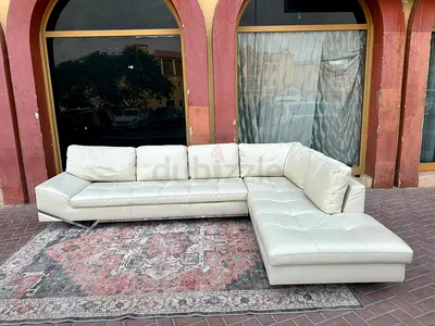 Original Leather Rochebobies L shape sofa