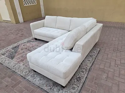 Comfortable Natuzzi L Shape Sofa