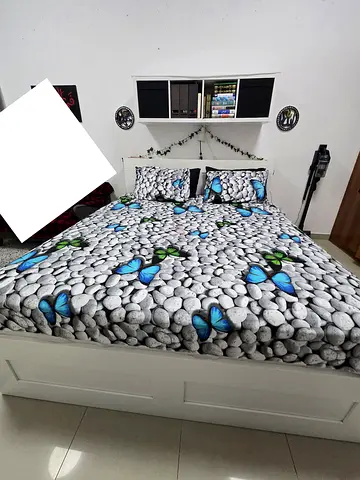 Ikea bed with danube home mattress