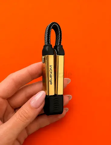 Rolling Square inCharge X 6-in-1 Cable (100W PD, Gold) – Excellent