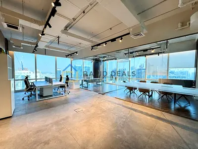 High Floor Upgraded Office - Partially Furnished