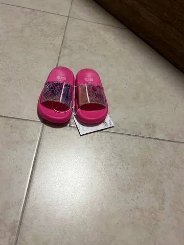 Pink children's slide sandals - new with tags