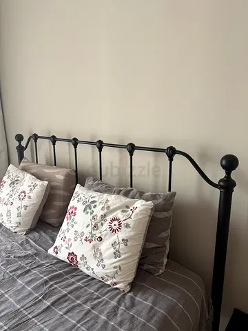 Black Metal King Bed Frame