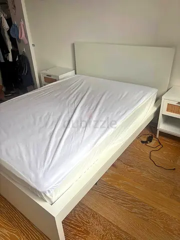 Ikea Double bed frame with mattress140x200cm