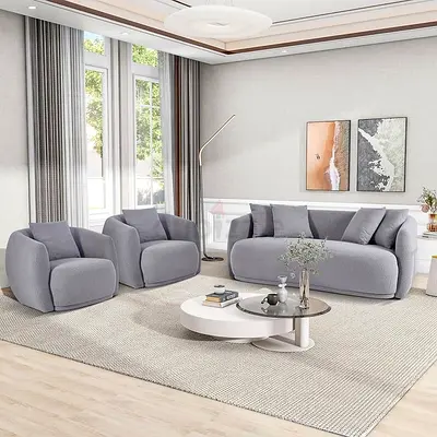 Brand New Designer Living Room Couch – Premium Luxury Furniture, Modern Style, Comfortable Cushi