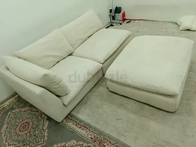 Marina home feather 🪶 filled modular sofa with ottoman