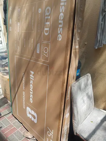 75 inch TV empty box in deira