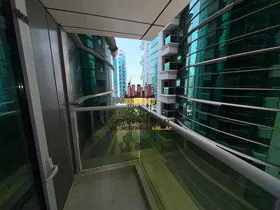 Two bedroom apartment in Al Qasimia Al Nad with parking and two balconies a master bedroom and a master maid room four bathrooms panoramic windows bui