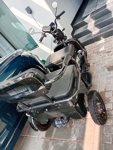 Three Wheeled Electric Mobility Scooter with Passenger Seat