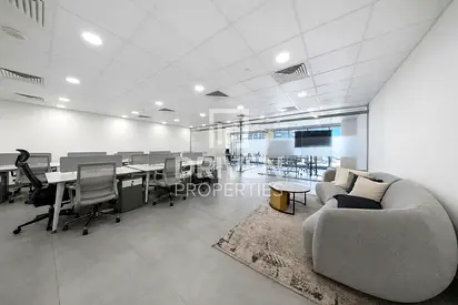 Bright Furnished Office | Top Location | Burj View
