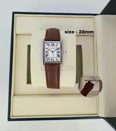 Cartier tank mens watch