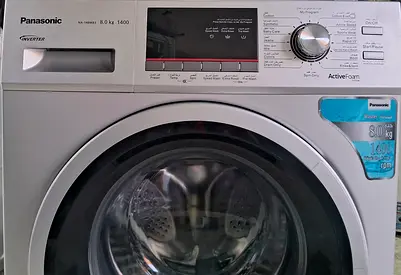 Panasonic 8kg Front Load Washing Machine - Inverter, 1400 RPM