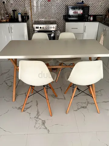 Dining table with chairs