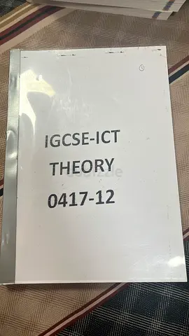 IGCSE ICT past papers booklet