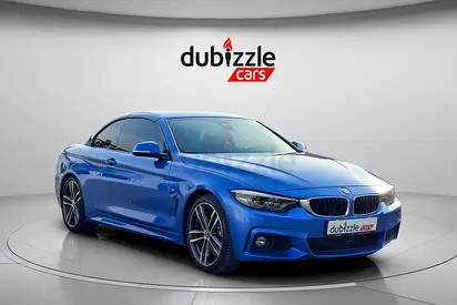 AED 1483/month | 2018 BMW 4-Series 440i Convertible | GCC Specs | Ref#505584