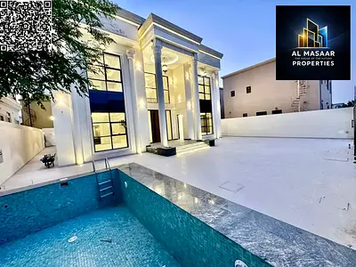 Residential and investment opportunity | Own a luxury villa in Al Rawda 2, Ajman, directly on Sheikh Ammar Street | 6 bedrooms | Competitive price, 60
