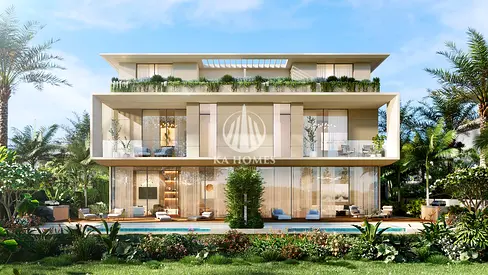 فيلا 6 غرف بإطلالة بحرية | شواطئ خاصة | حياة فاخرة