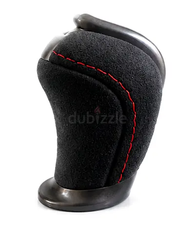 Genuine Nissan R35 GTR GT-R Gear Shift Knob Alcantara Red Stitch OEM