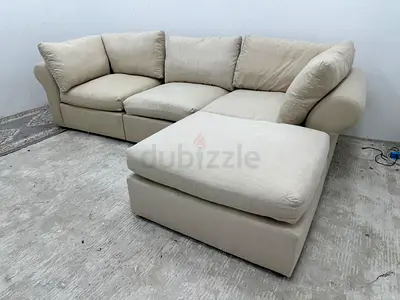 Looks like new condition pottery barn beige color sofa