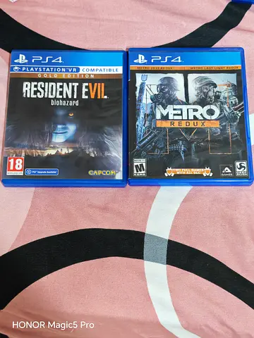 Resident Evil 7 Biohazard & Metro Redux - PS4 Games (Set of 2)