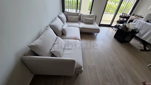 Perfect condition IKEA Sodhremn L Shape Sofa beige
