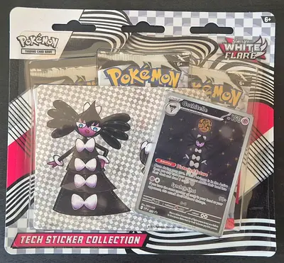 White Flare Pokemon TCG Tech Sticker Collection