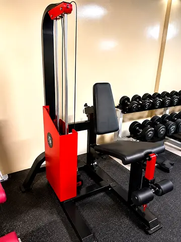 Adjustable Seated Leg Curl / Extension Machine - Compact Gym Equipment