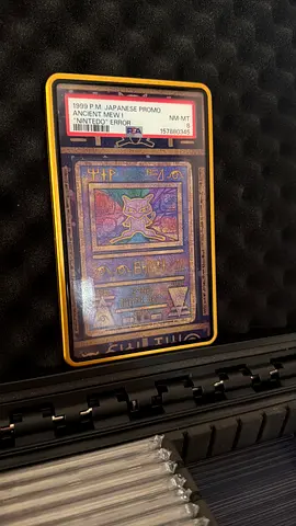 Ancient Mew - Nintendo ERROR - Graded 1999 Japanese Pokemon Holo Card (PSA Style) - Rare Collectible