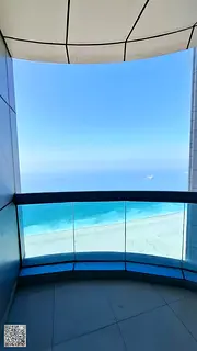 Two-bedroom apartment for rent – ​​Sea view, Corniche Tower – Corniche Street (main street)