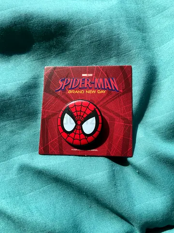Spider-Man themed collectible tin / toy box - small