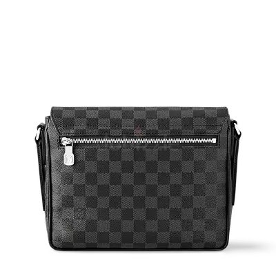 .louis Vuitton Model N42710 Black checkered designer crossbody