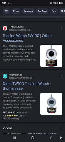 Tama tension watch