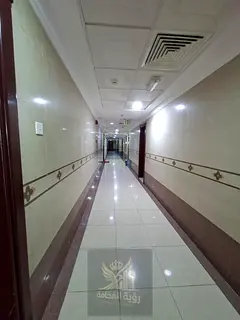 For rent in Al Qasimia Al Nad Sharjah one bedroom and living room two bathrooms central AC balcony a