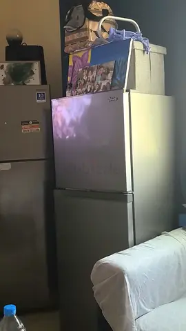 Used double-door refrigerator in good working condition