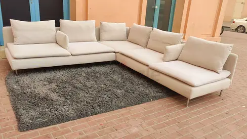 Perfect Like brand new Condition IKEA __ Sodhremn Corner Sofa Beige