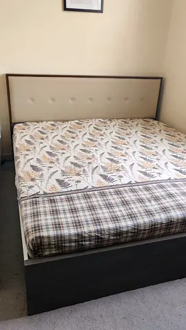 Queen Double Bed with mattress for Sale