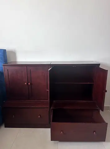 Pottery barn book shelf and toy storage drawer
