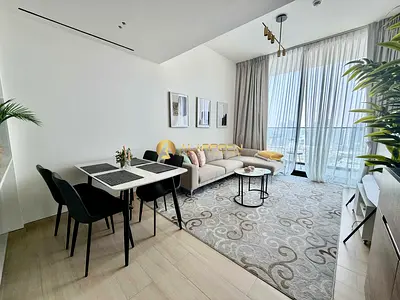 1BR | Binghatti Corner | Balcony | Downtown City View