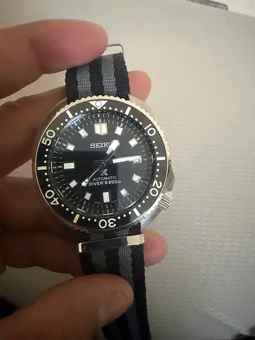 Seiko Prospex Automatic Diver Watch on NATO Strap
