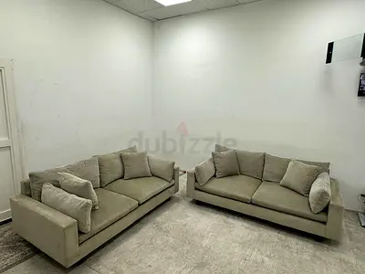 Like new condition west elm sofa set