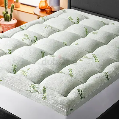 Soft Bamboo Quilted Mattress Topper - Single/Double (choose size)
