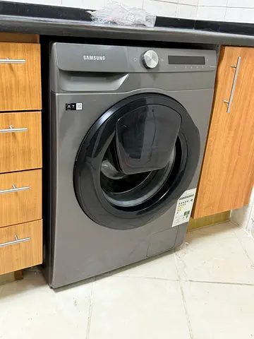 Samsung Front Load Washing Machine - 9kg, Grey, Good Condition