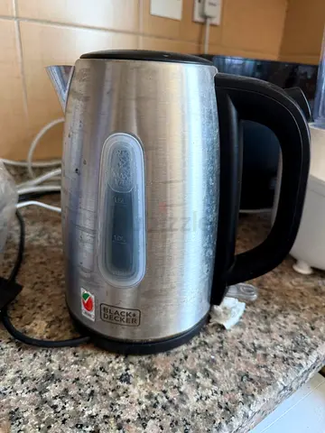 Black & Decker Stainless Steel Electric Kettle - Used, Working