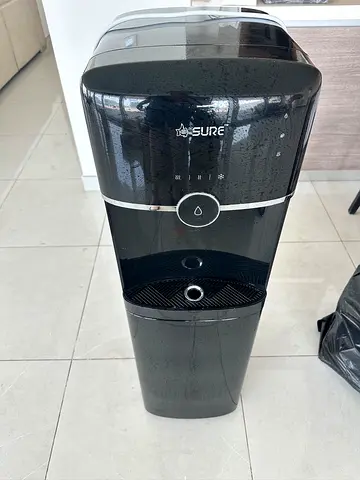 Sure Standing Water Dispenser - Black, Good Working Condition