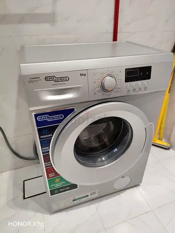6kg Front Load Washing Machine - Super General, Good Working Condition