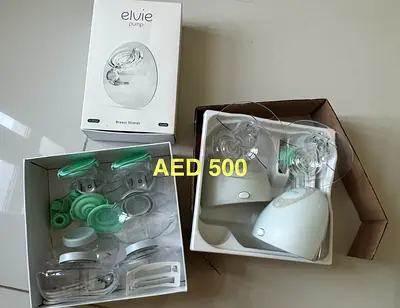Elvie Double Electric Breast Pump with Accessories - Good Condition