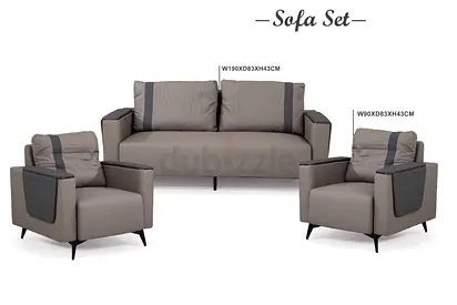 Brand new PU Five Seater Office Sofa set Available